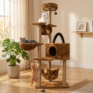 Gimnasio Rascador Para Gatos Ozzy Desarmable