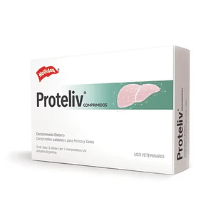 Hepatoprotector Perros Y Gatos Proteliv Caja 21 Tabletas