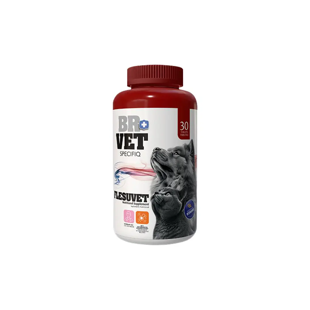 Suplemento Br Vet Specifiq Flesuvet Perro/gato 30tab 1