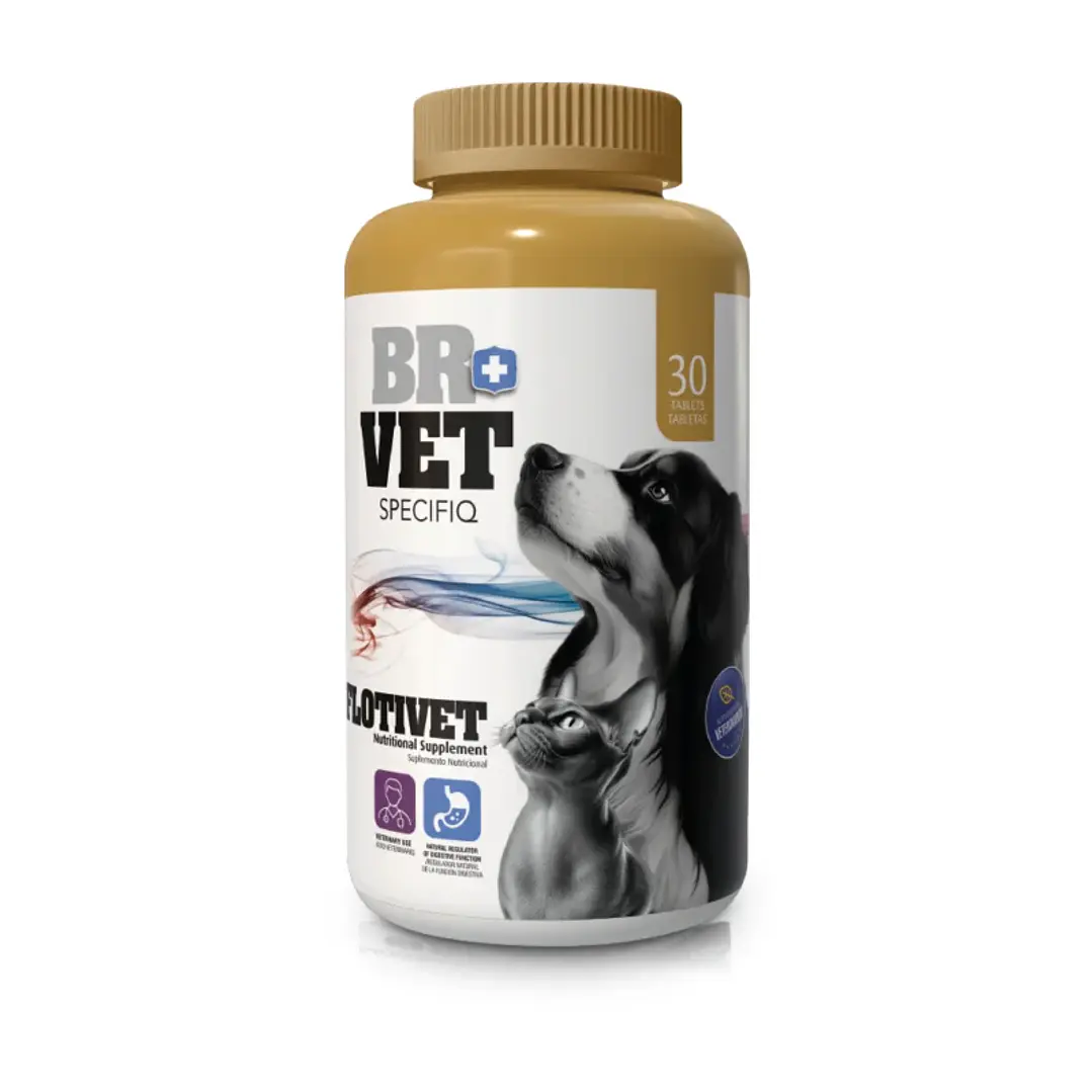 Suplemento Br Vet Specifiq Flotivet Perro/gato 30tab 1