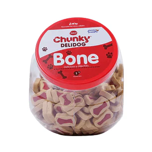 Chunky Delidog Bone Snack Para Perros Adultos 1 Kg