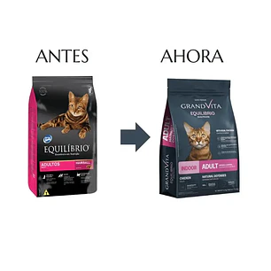 Alimento Grand Vita Equilibrio Indoor Gato Adulto 