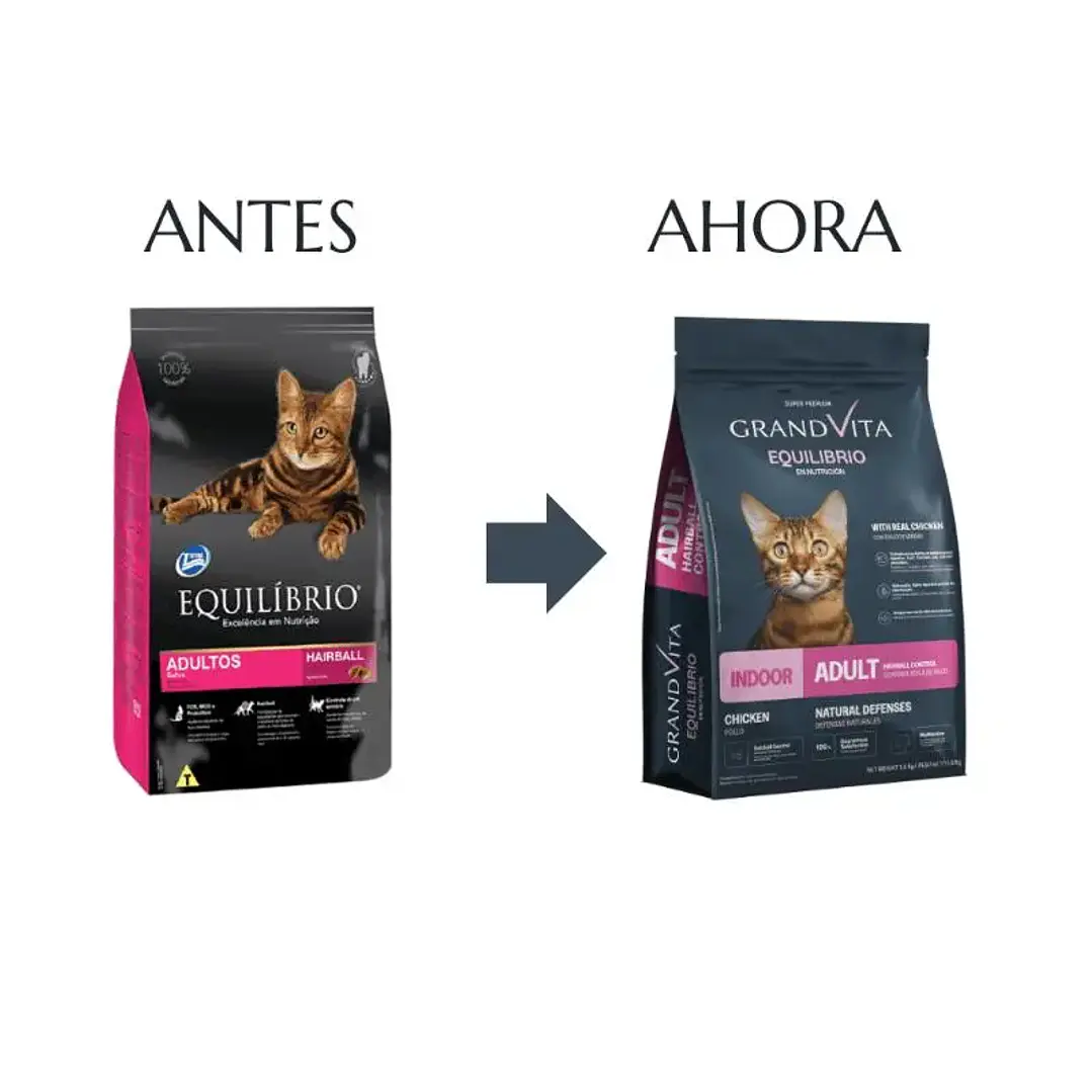 Alimento Grand Vita Equilibrio Indoor Gato Adulto  1