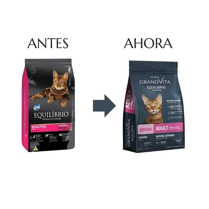 Alimento Grand Vita Equilibrio Indoor Gato Adulto  1