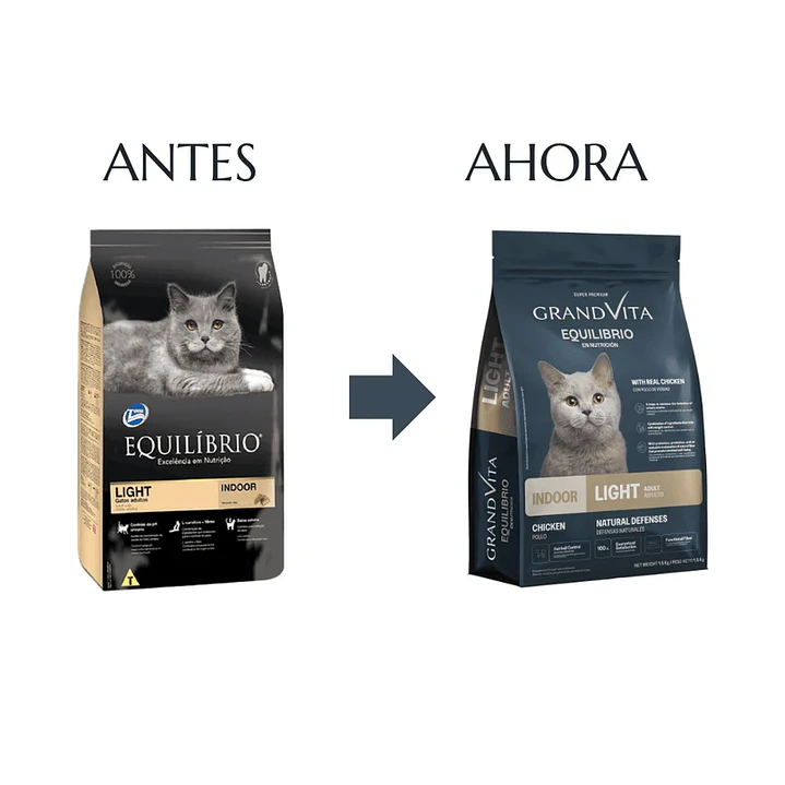 Alimento Grand Vita Equilibrio Gato Adulto Ligth  1