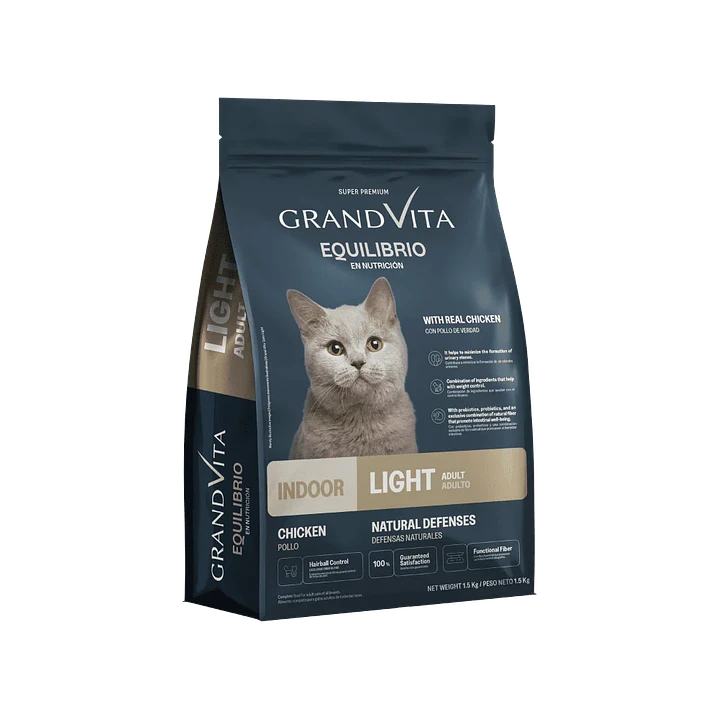Alimento Grand Vita Equilibrio Gato Adulto Ligth  2