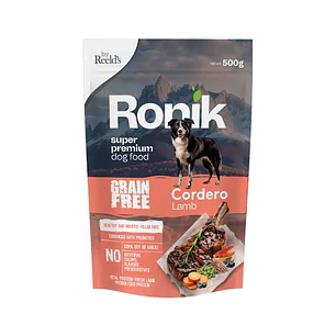 Snack Para Perro Ronik Cordero X 500 Gr