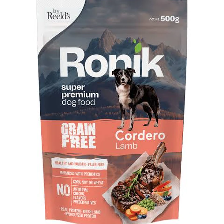 Snack Para Perro Ronik Cordero X 500 Gr 1