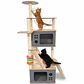 Gimnasio Rascador Desarmable Para Gatos Anubis - Miniatura 2