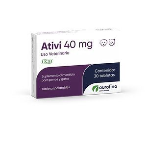 Ativi Colágeno 40mg 30 Tabletas Perro/gato