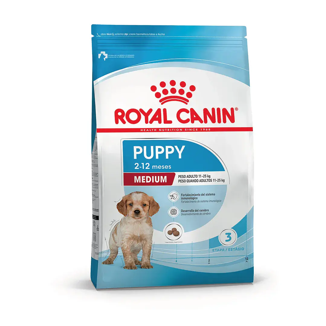 Alimento Royal Canin Cachorro Mediano Seca  1