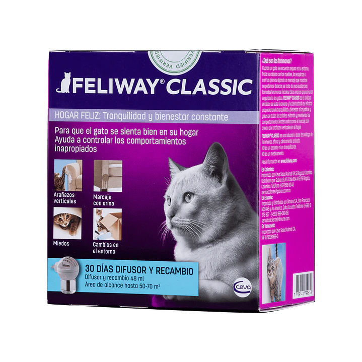 Difusor Feliway + Recarga Para Gatos Classic 48ml 1