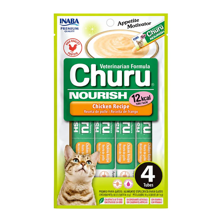Inaba Churu Nourish 4 Tubos 56g 2