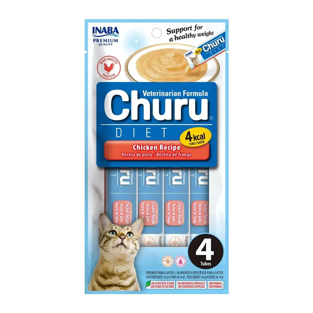 Inaba Churu Diet Cat X 4und 2
