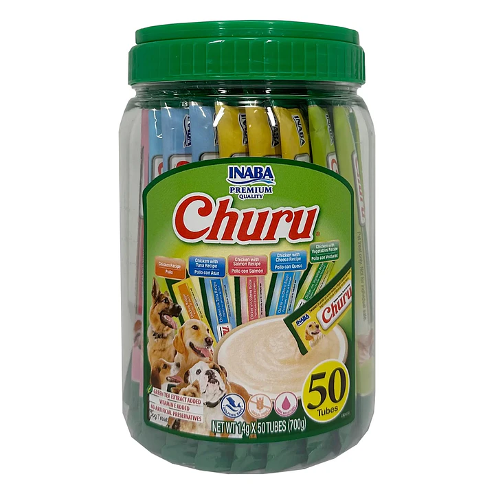 Inaba Dog Snack Churu Pollo 50 Piezas 1