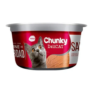 Alimento Húmedo Para Gato Chunky Delicat 156 Gr