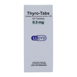 Thyro-Tabs Levotiroxina Sódica 120 Tabletas Perro - Lloyd