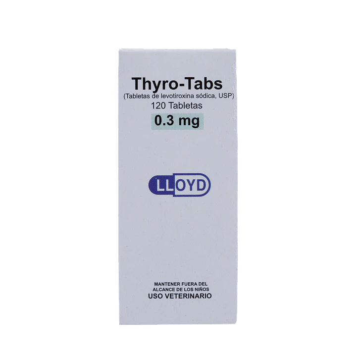 Thyro-tabs 120 Tabletas Vitamina Perro Marca Llyod 1