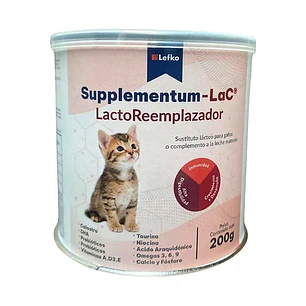 Lactoreemplazador Gato Supplementum Lac X 200 Gr