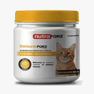 Inmunoforz Suplemento Para Gatos Inmunidad X60 Tabs