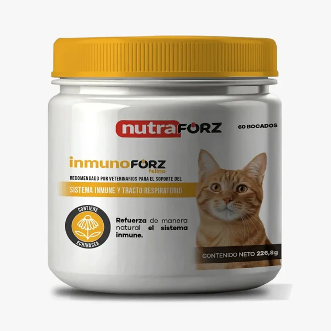 Inmunoforz Suplemento Para Gatos Inmunidad X60 Tabs 1