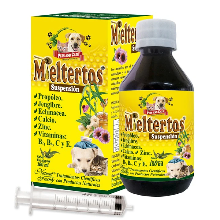 Mieltertos Jarabe Natural Tos Perros Gatos 180ml 1