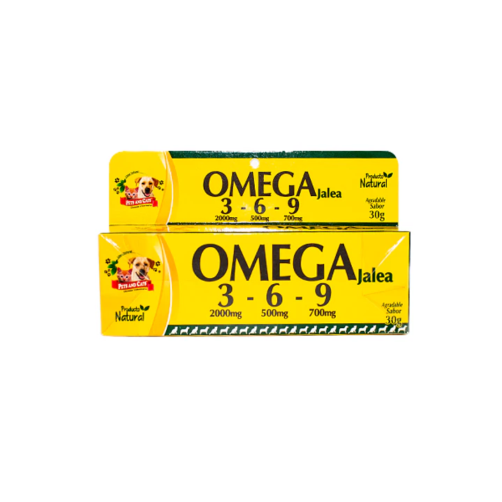 Natural Freshly OMEGA 3-6-9 Biotina Gel Perros Gatos 30g Tubo 1