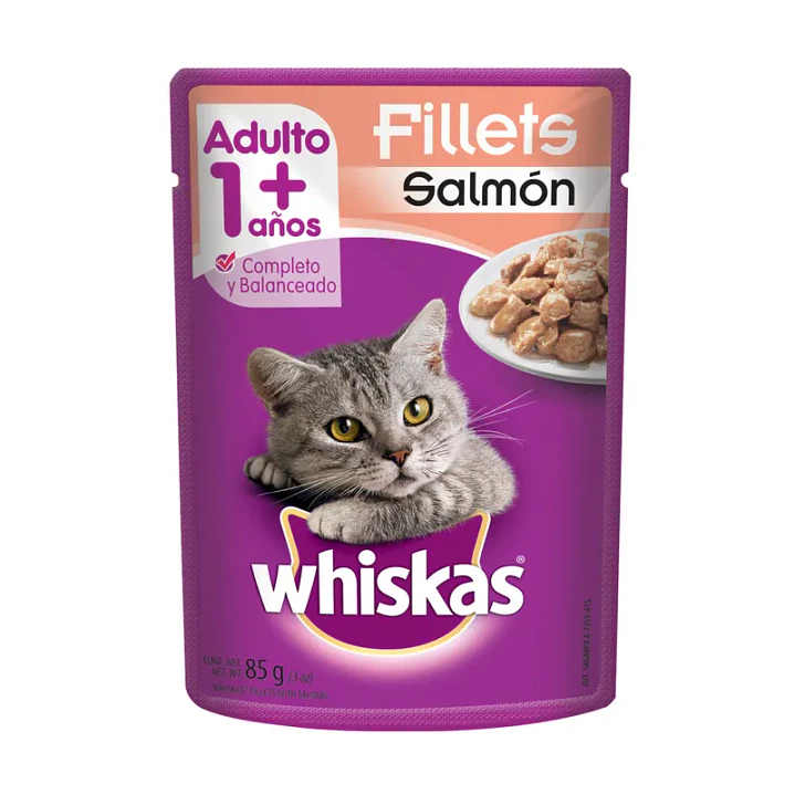 Whiskas Adulto Húmedo Paté Gato 85g 1
