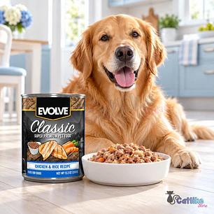 Alimento Evolve Dog Classic Lata Chicken Pollo 13,2 Oz
