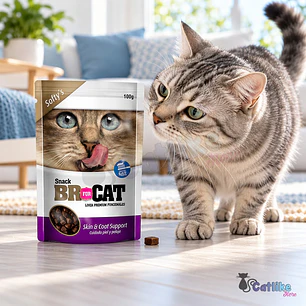 Snack Br For Cat Softy Skin Y Coat Support 100gr