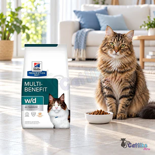 Alimento Hills F W/D Multi-Benefit Para Gatos