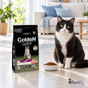 Alimento Golden Selección Natural Gatos Castrados – Pollo Con Calabaza y Romero