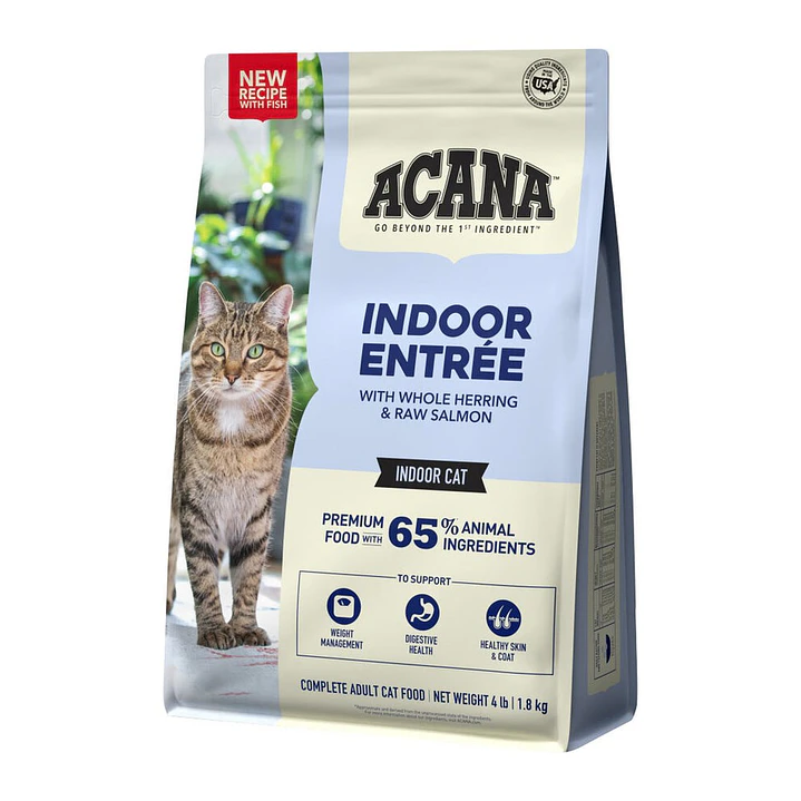 Alimento Acana Indoor Entree Gato Adulto Salmón 1.8kg 1