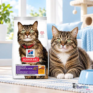 Alimento Hill's Sensitive Stomach & Skin Para Gato
