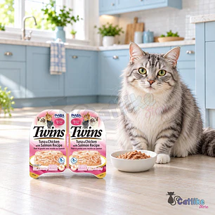 Alimento Húmedo Inaba Cat - Twins 70 Gr