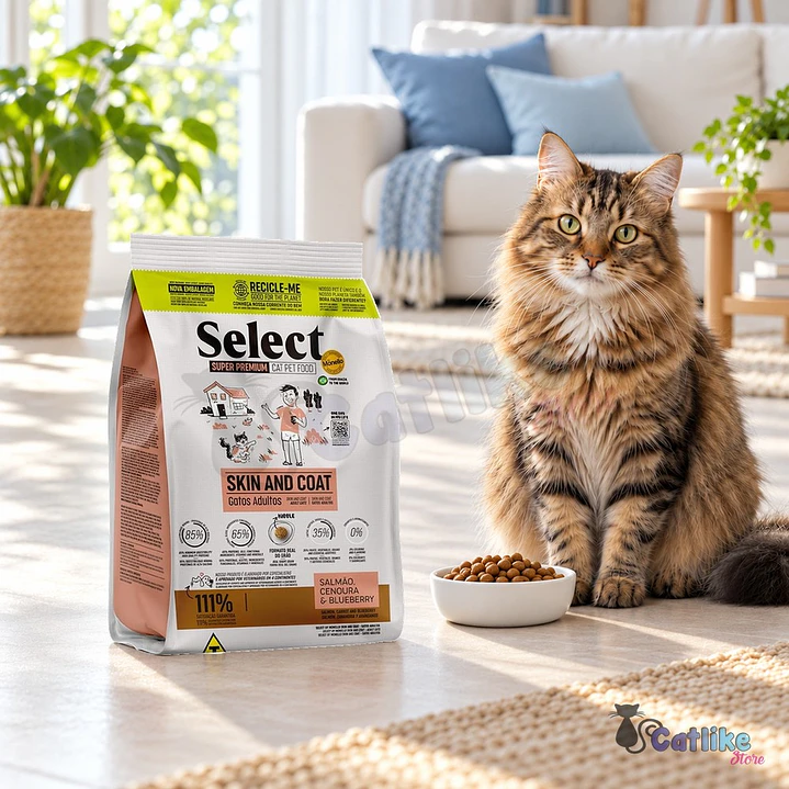 Alimento Monello Select Super Premium Gatos Piel Y Pelaje 2