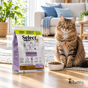 Alimento Monello Select Super Premium Gatos Castrados