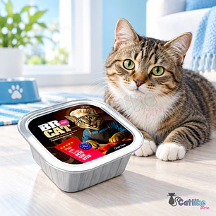 Alimento Húmedo Br For Cat Paté X 100gr