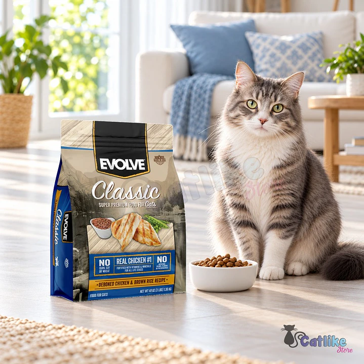 Alimento Evolve Cat Classic Chicken - Pollo 2