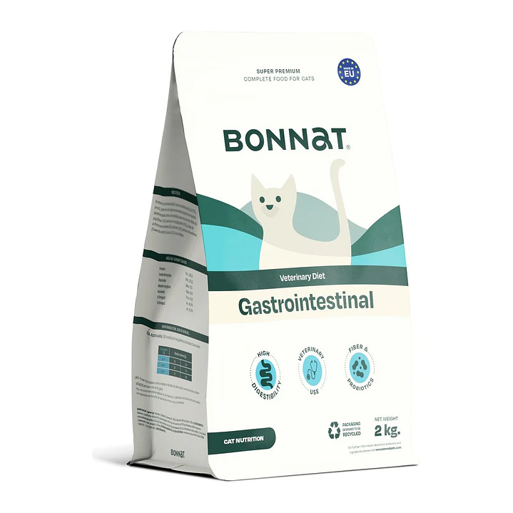 Alimento Bonnat Veterinary Diet Feline Gastrointestinal  1