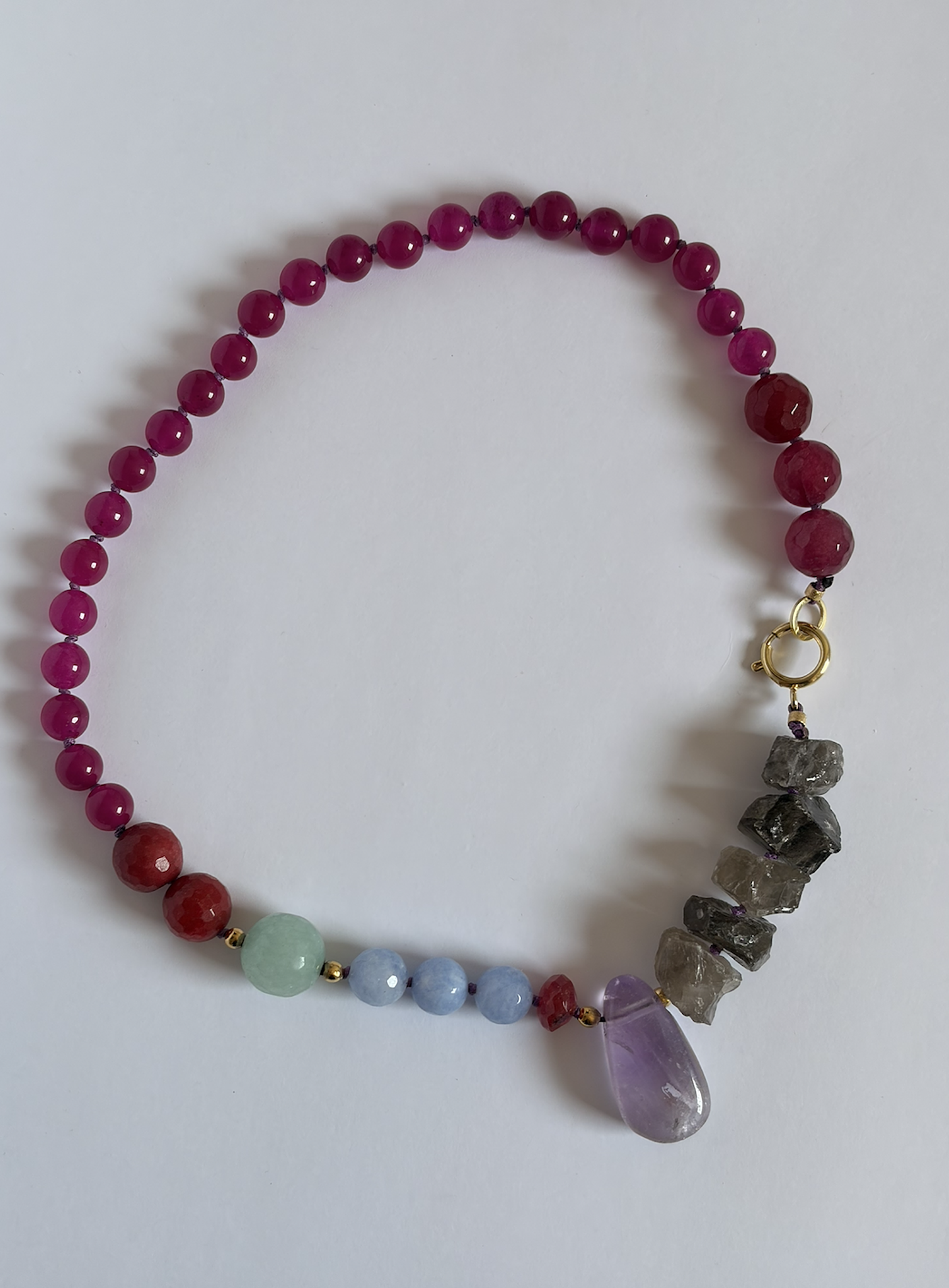 Collar Piedras Colores 2