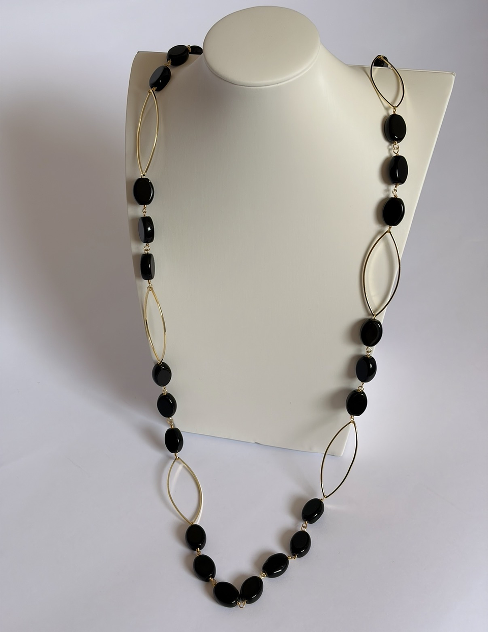 Collar Largo Negro  2