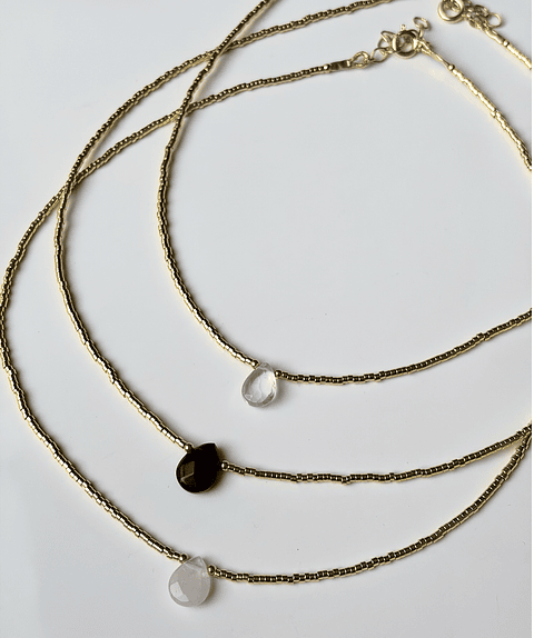 Collar Cuarzo Rosado