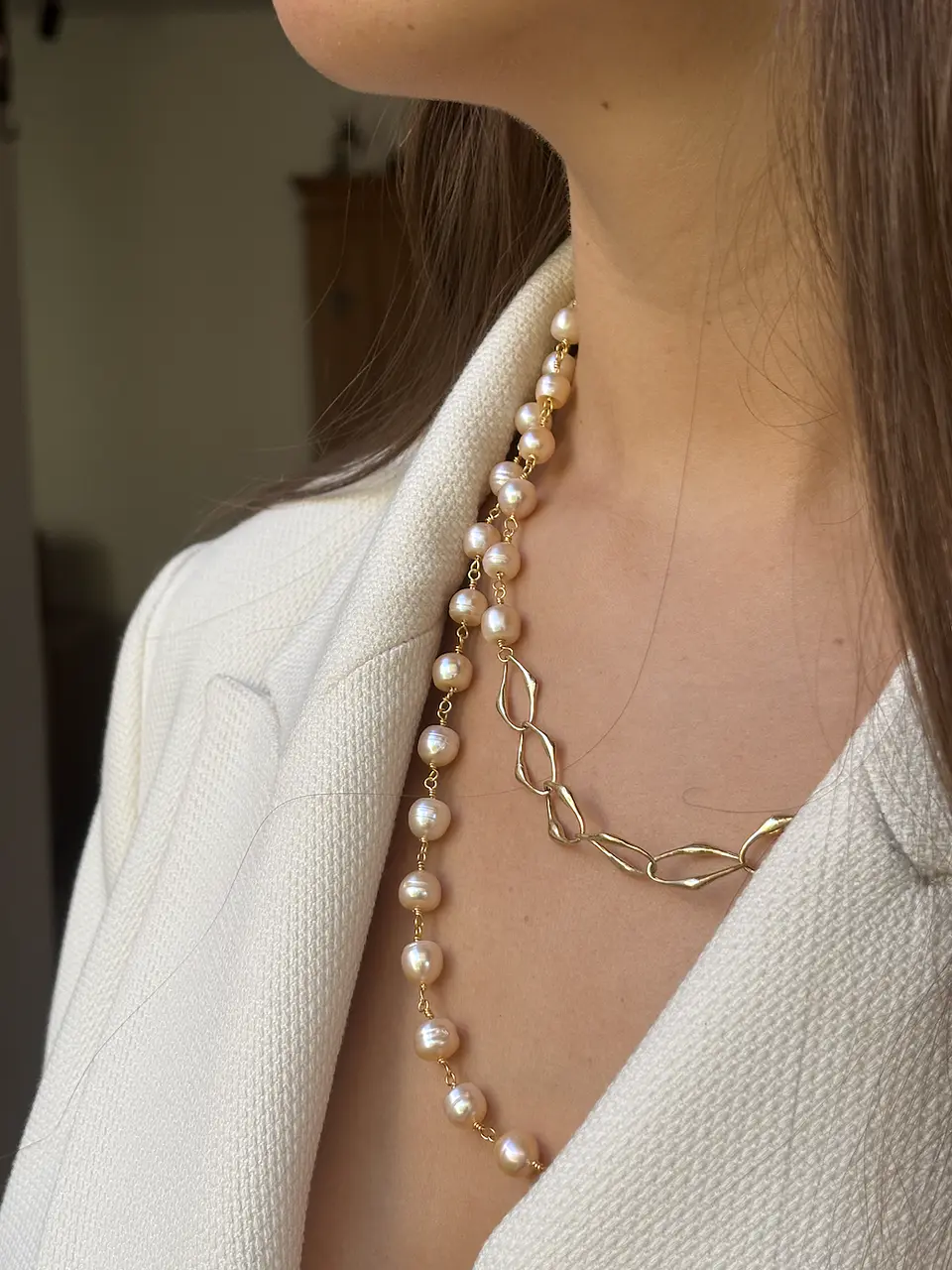 Collar Perlas Largo Multiforma 2