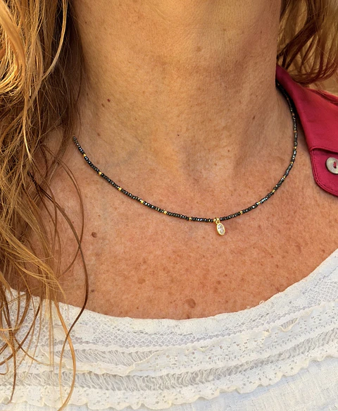 Collar Pirita con Colgante