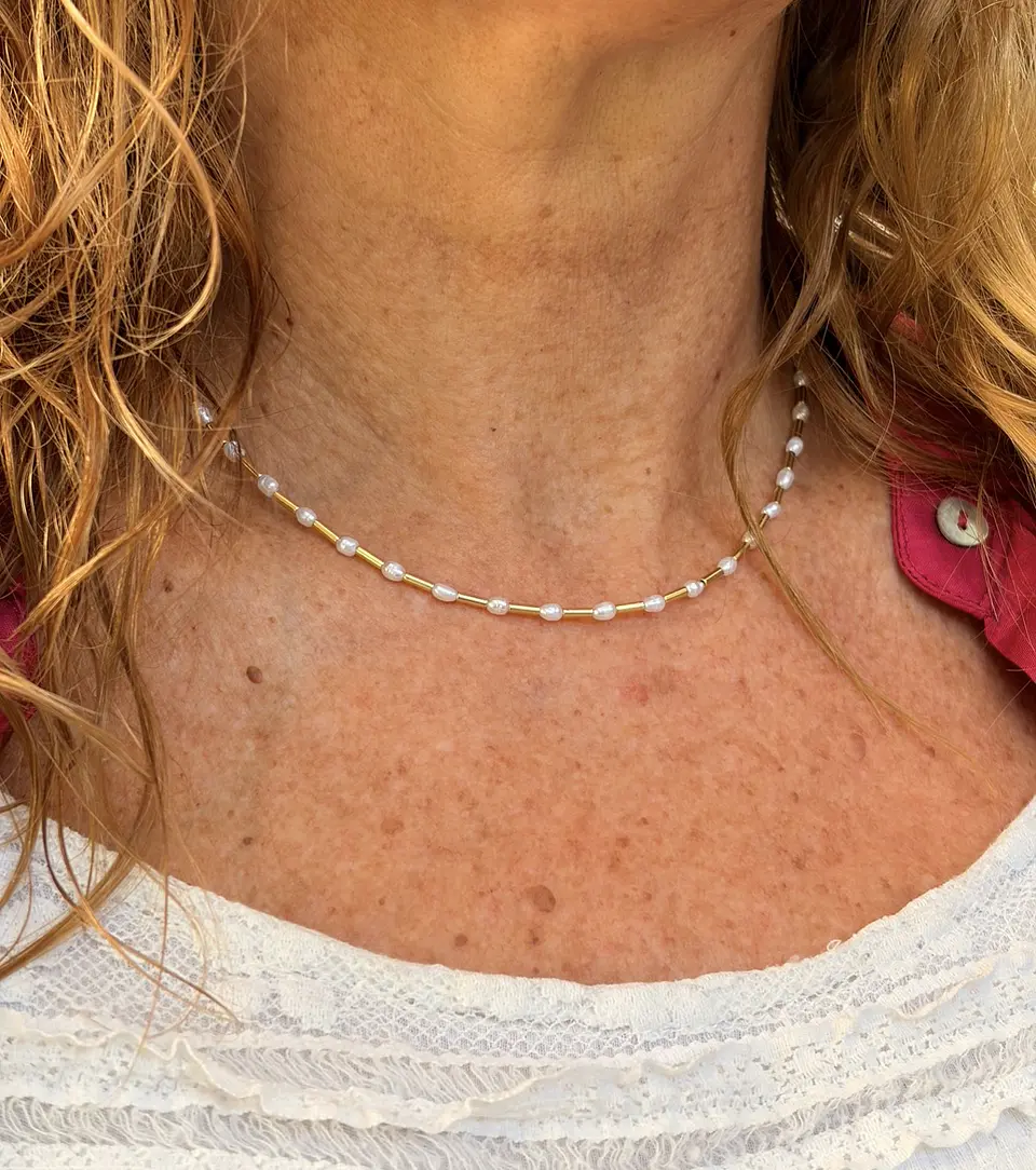 Collar Perlas Pequeñas UNION SQUARE 1