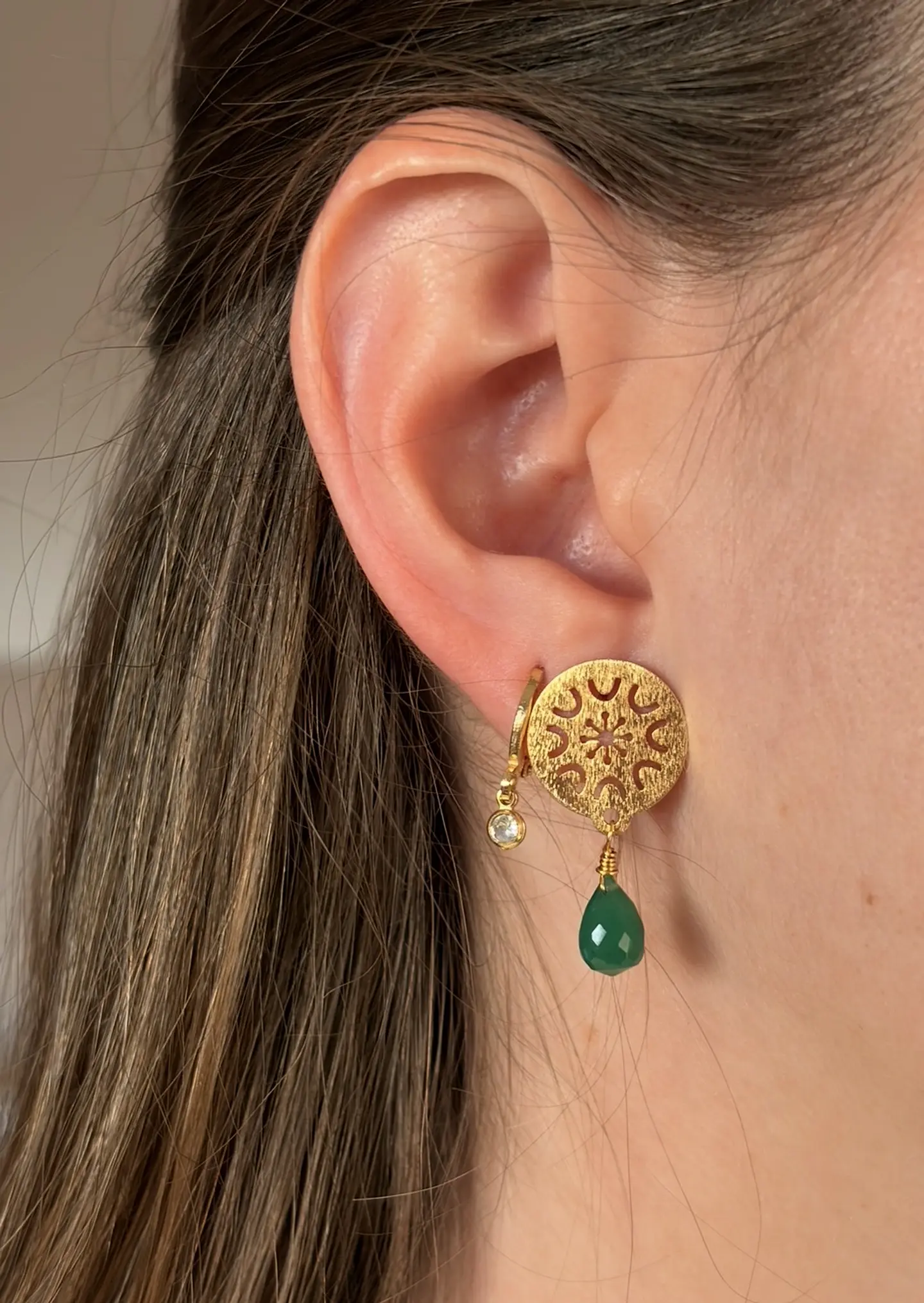 Aros Piedra Verde 1