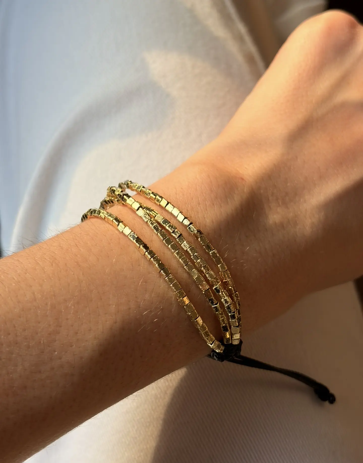 Pulsera Cuádruple Oro 1