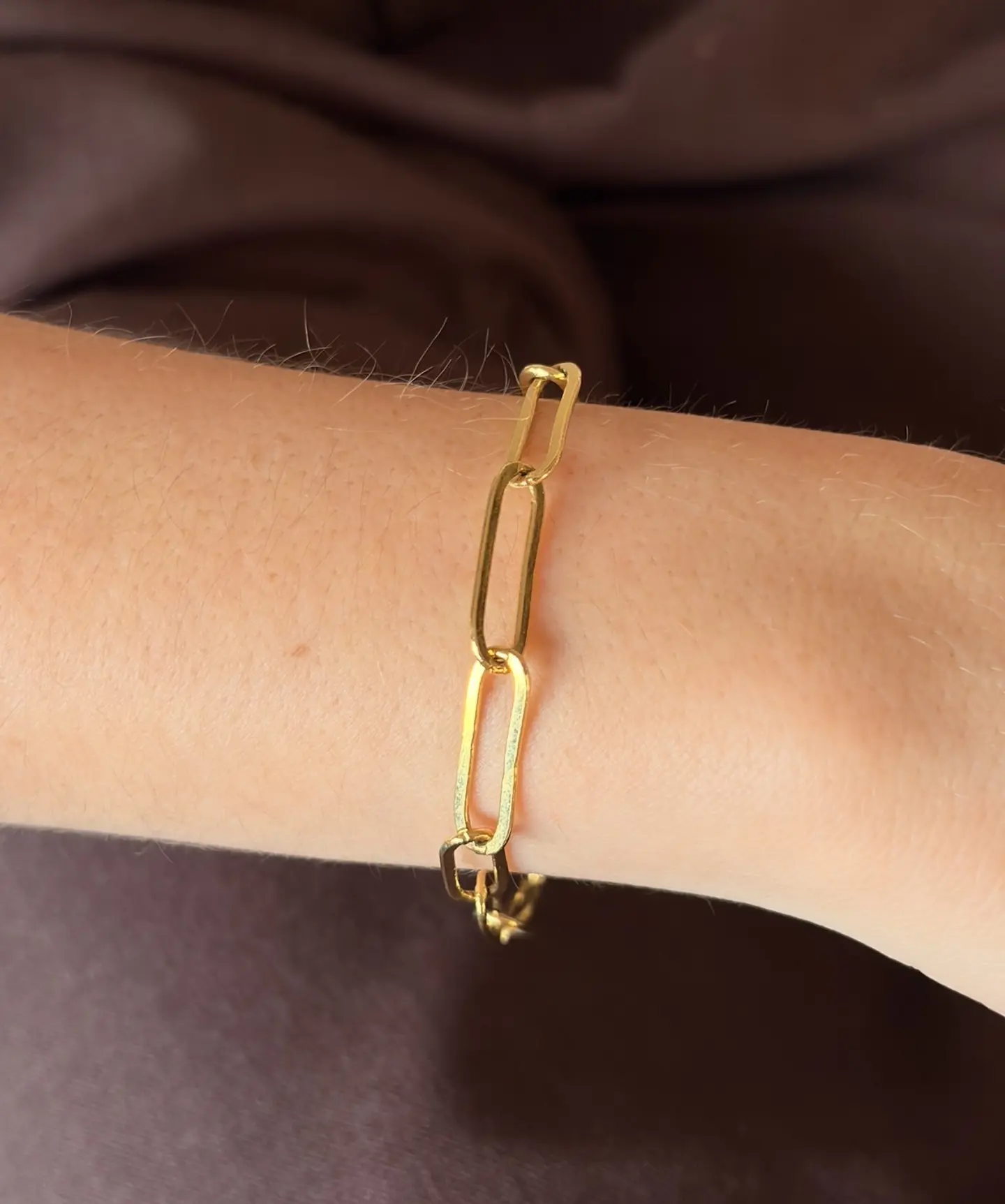 Pulsera Eslabones Oro 1