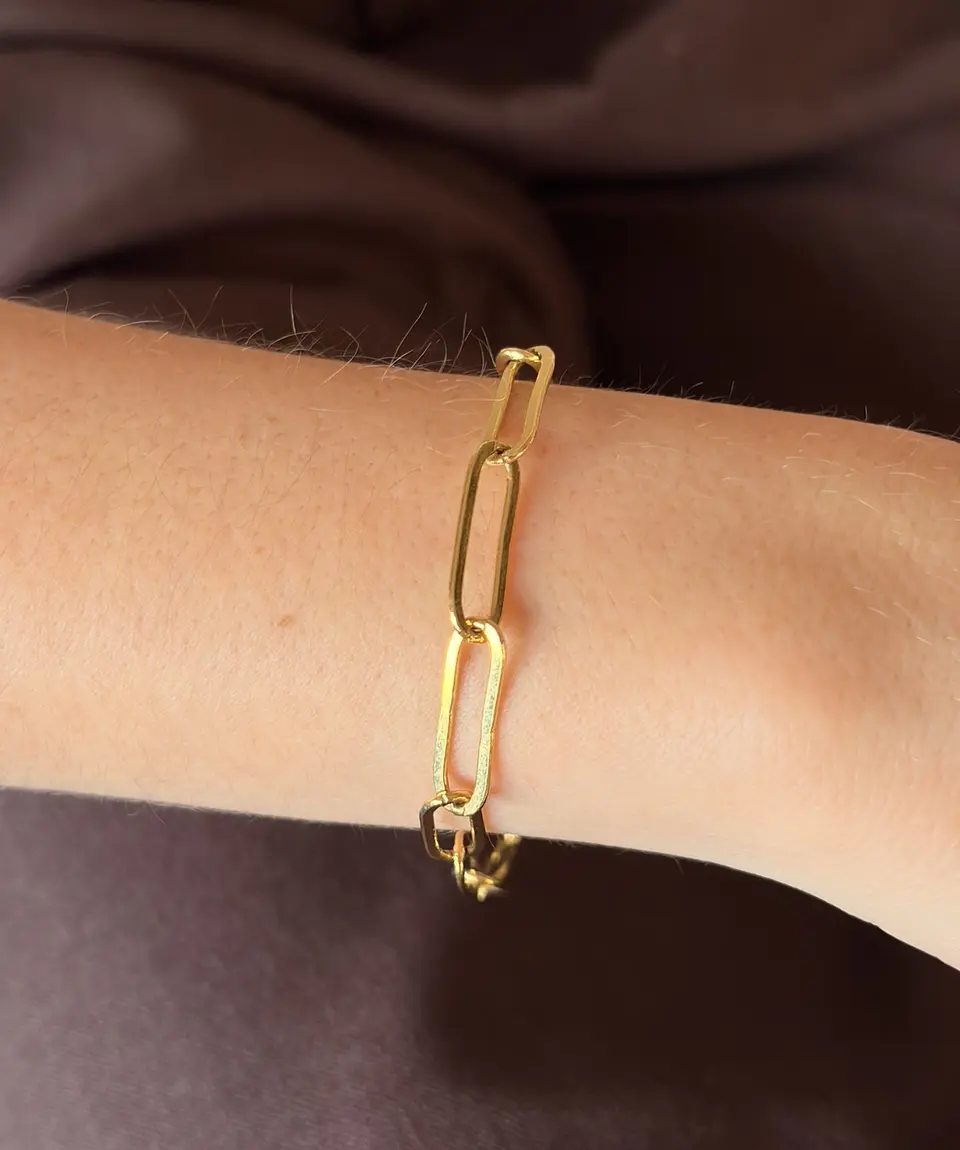 Pulsera Eslabones Oro 1
